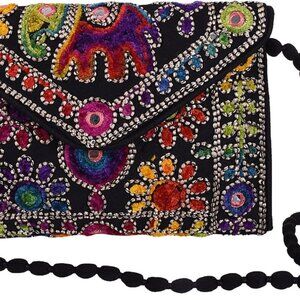 Women’s Embroidered Clutch Bag Small Crossbody Wedding Party Gift